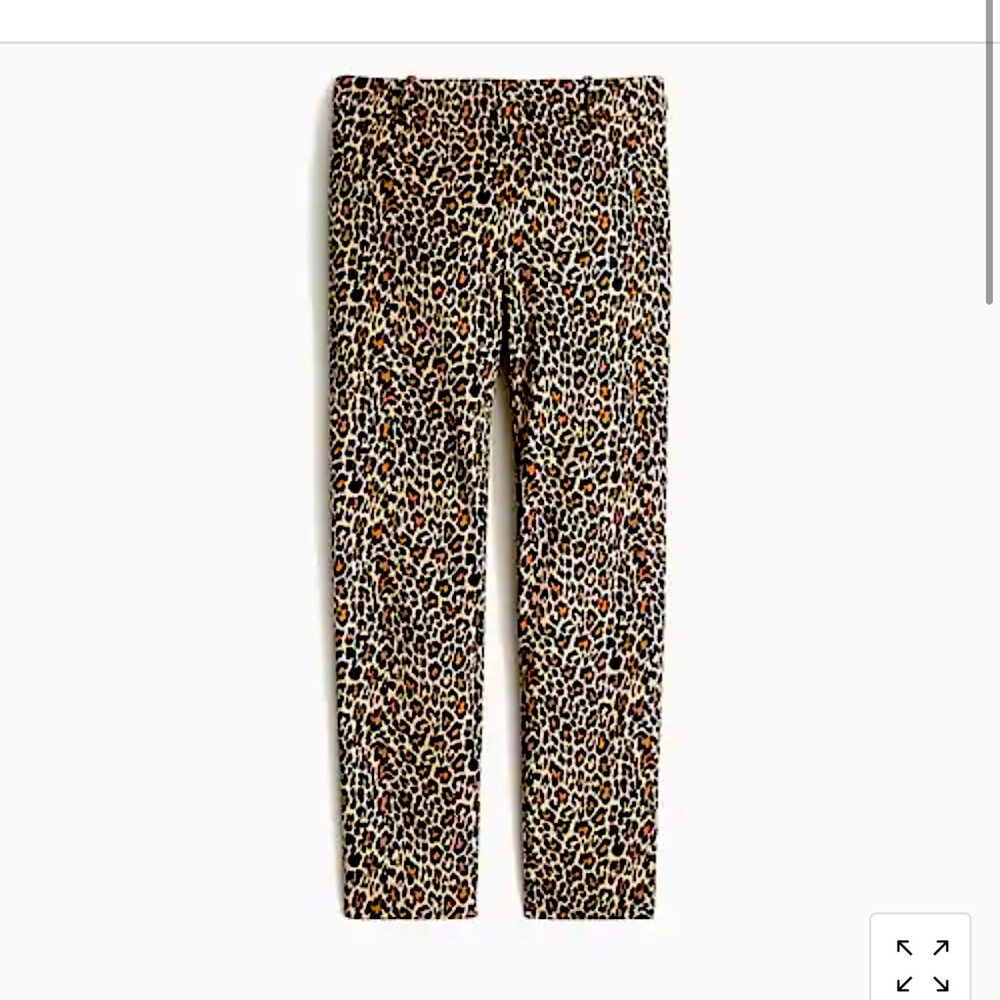 J. Crew Leopard-print Winnie pant